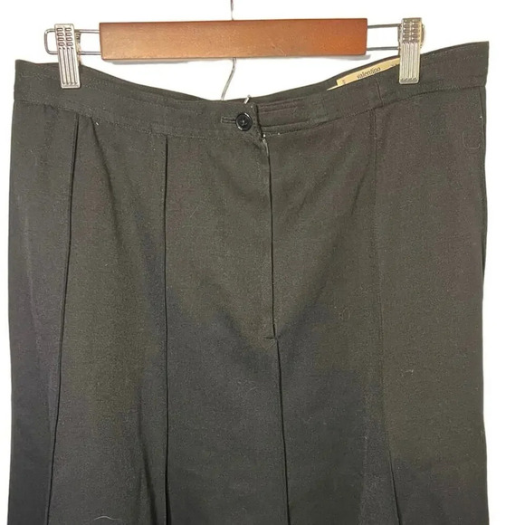 Valentino Sz,12/46 made in Italy wool seamed flared a-line couture lined Vintage - Picture 3 of 7